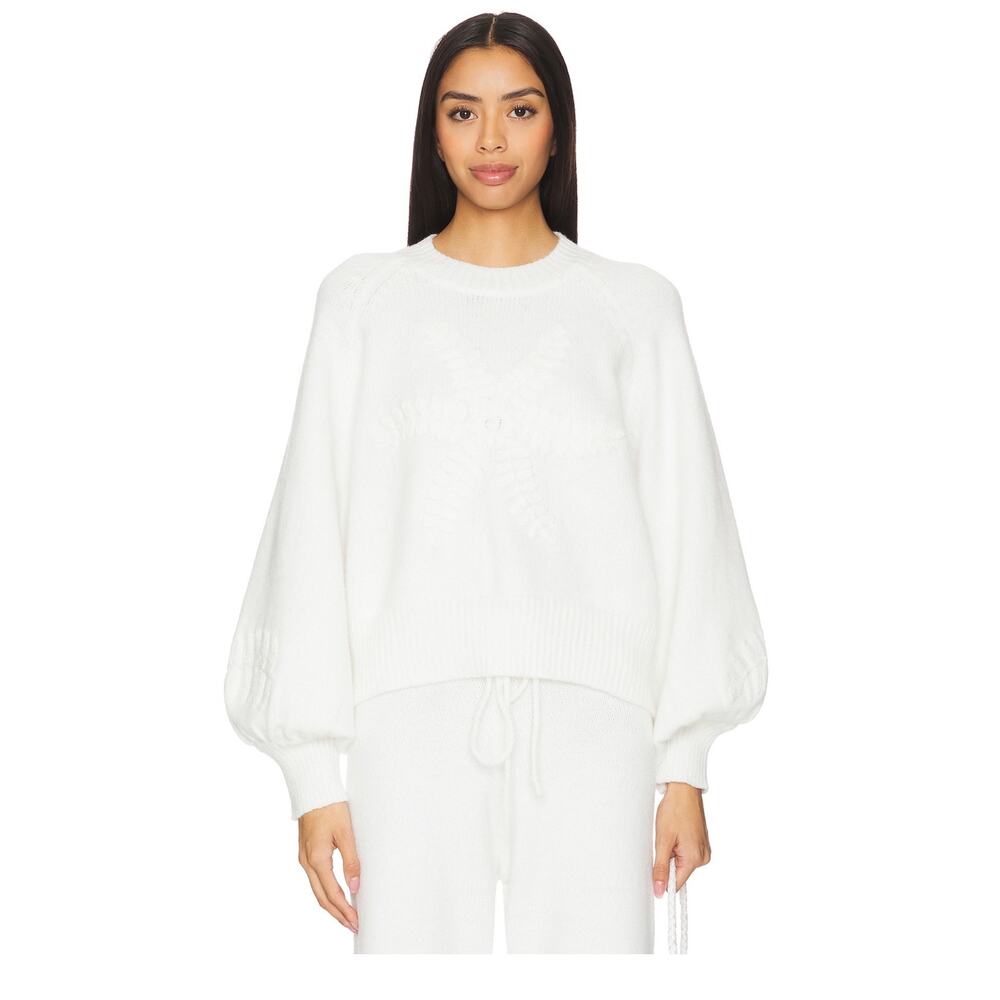 NWT SNDYS Maja Knit Jumper in White